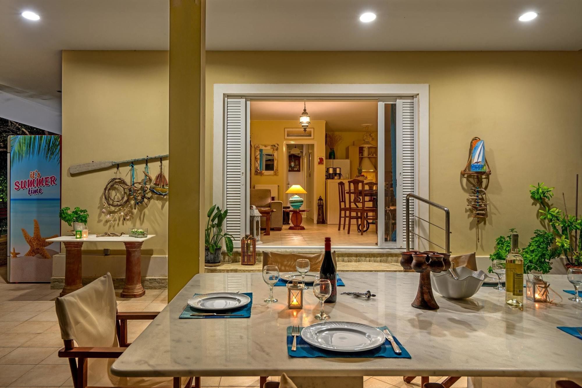 Maria'S Seaside Villa - House With 3 Rooms In Marathon, With Wonderful エクステリア 写真