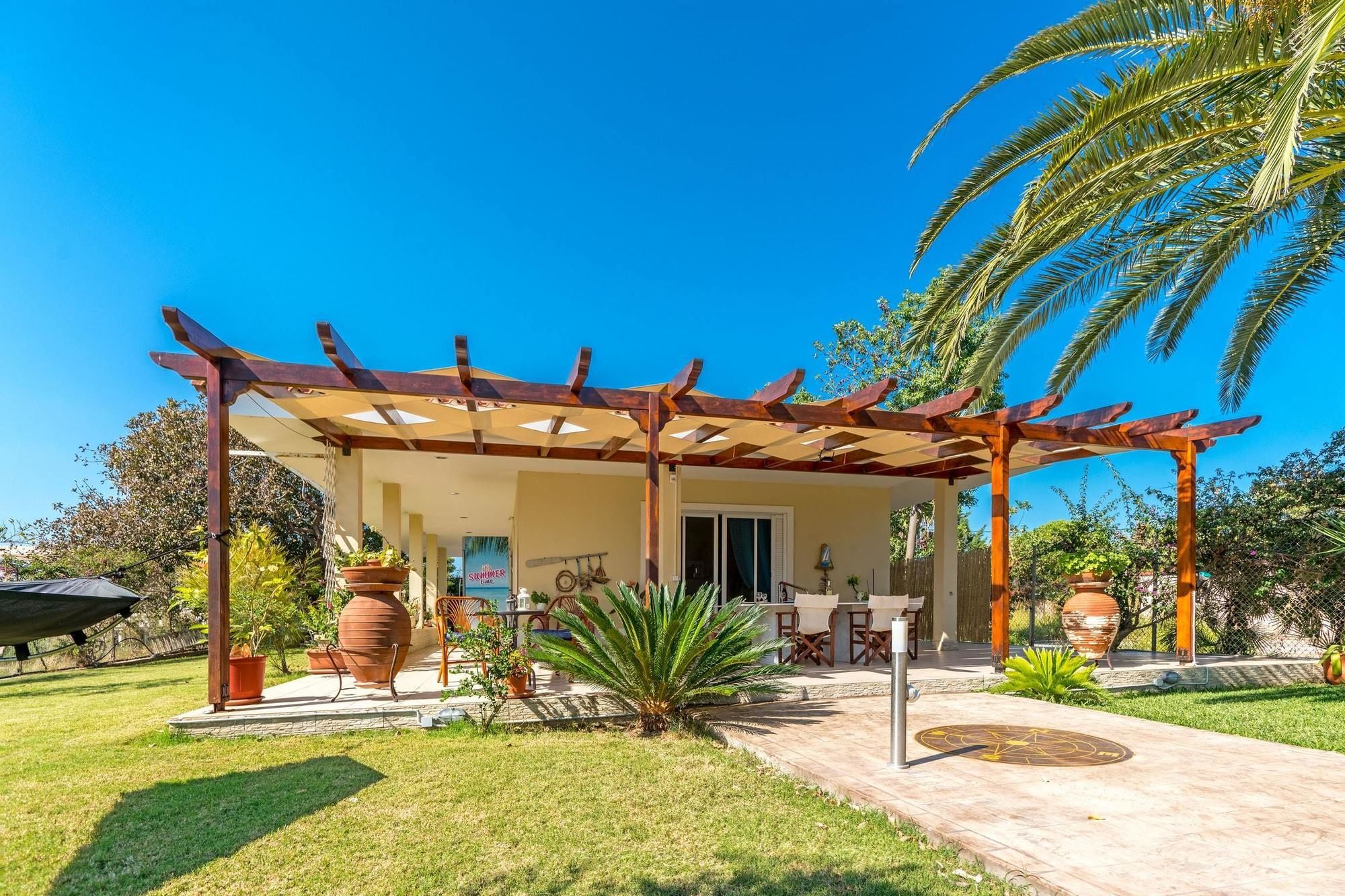 Maria'S Seaside Villa - House With 3 Rooms In Marathon, With Wonderful エクステリア 写真