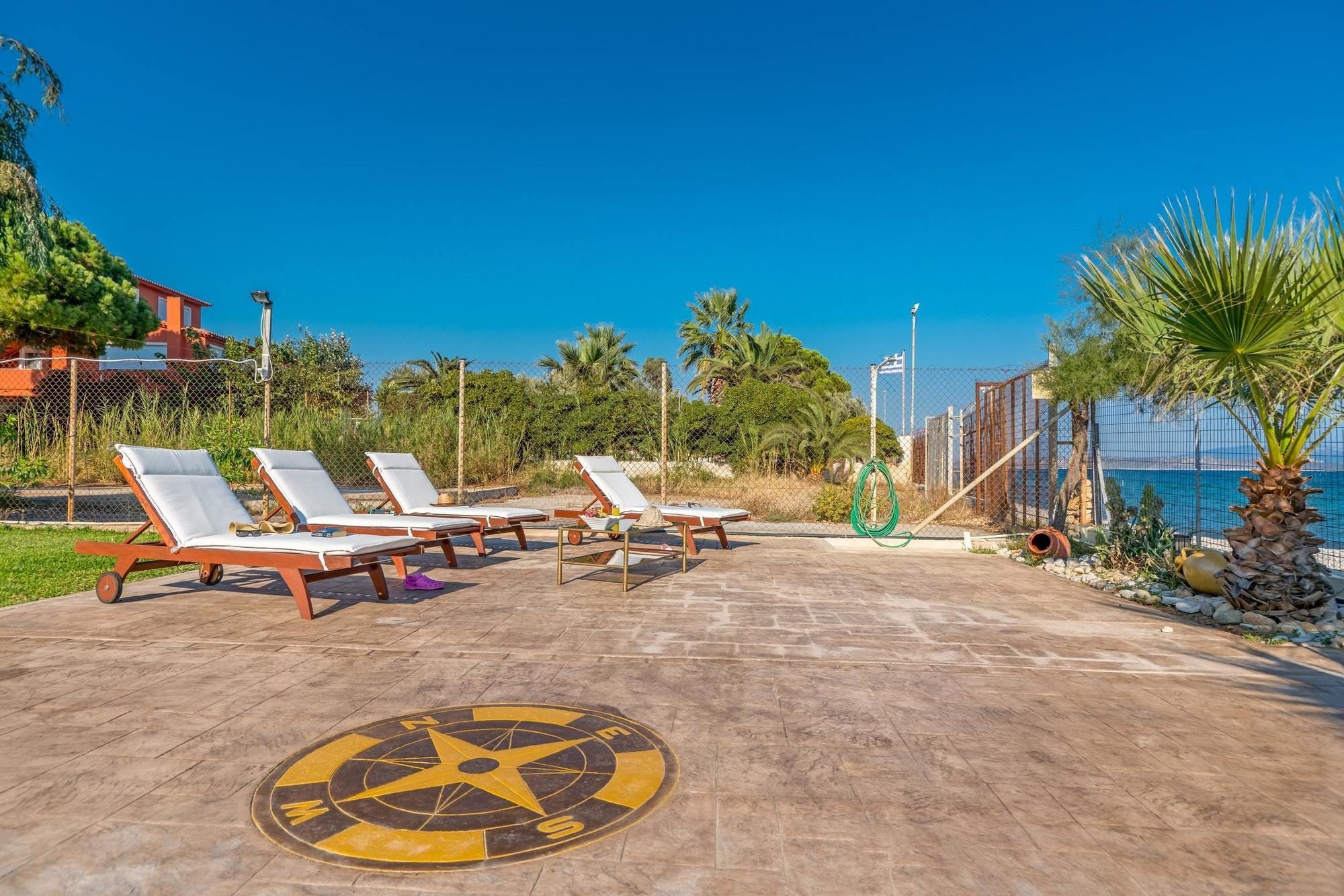 Maria'S Seaside Villa - House With 3 Rooms In Marathon, With Wonderful エクステリア 写真