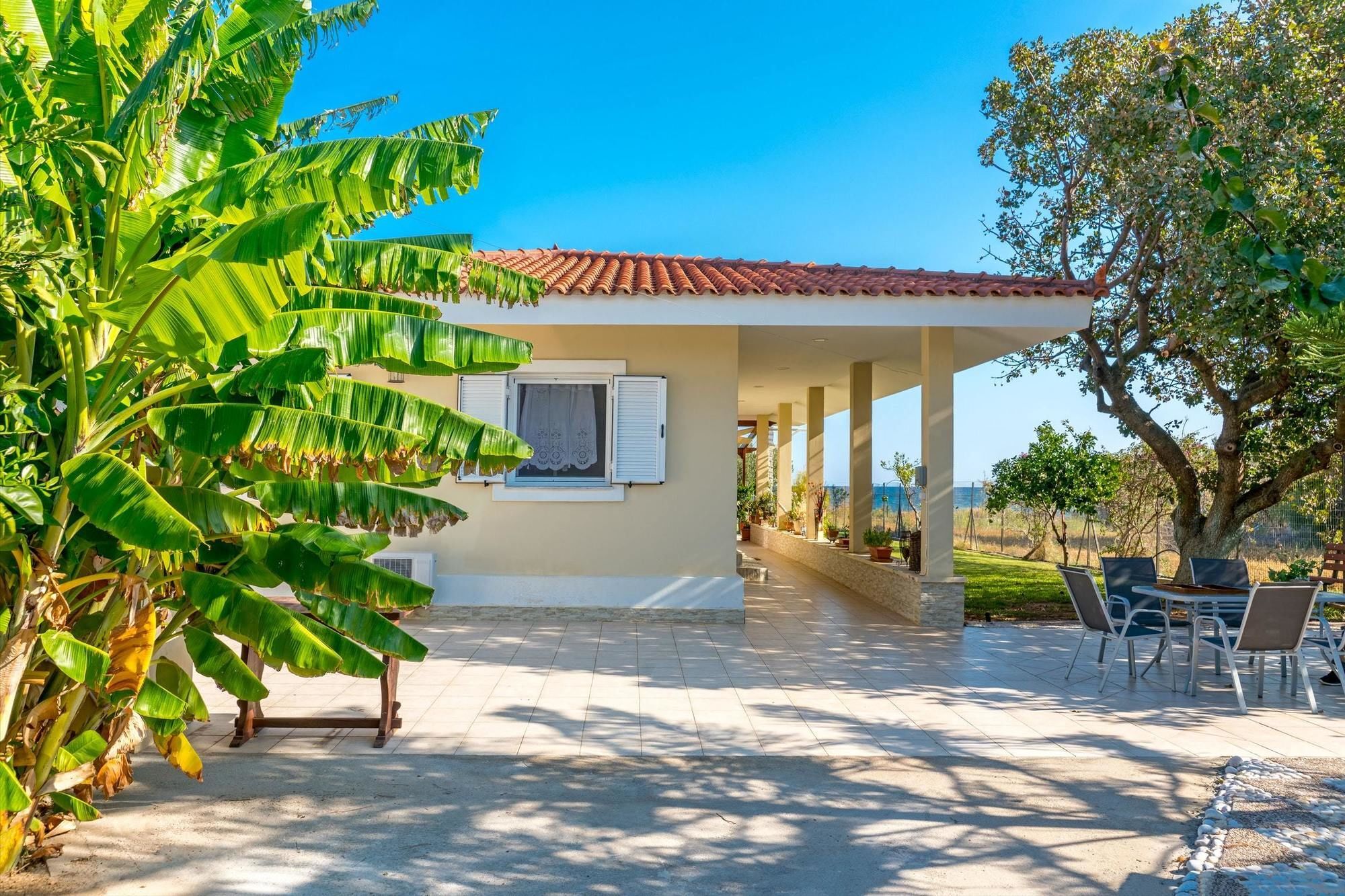Maria'S Seaside Villa - House With 3 Rooms In Marathon, With Wonderful エクステリア 写真